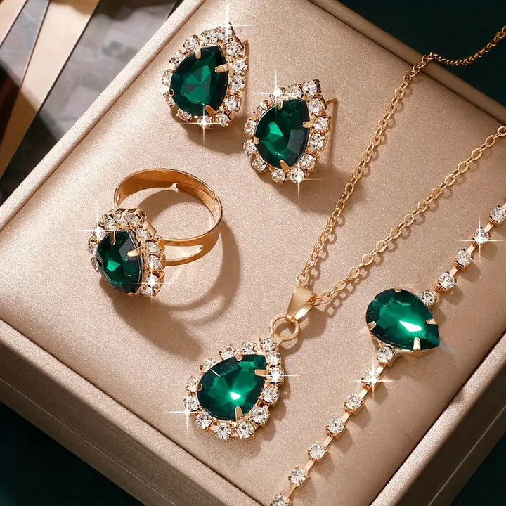 Conjunto de Joyería Elisandre Vermont | Color oro