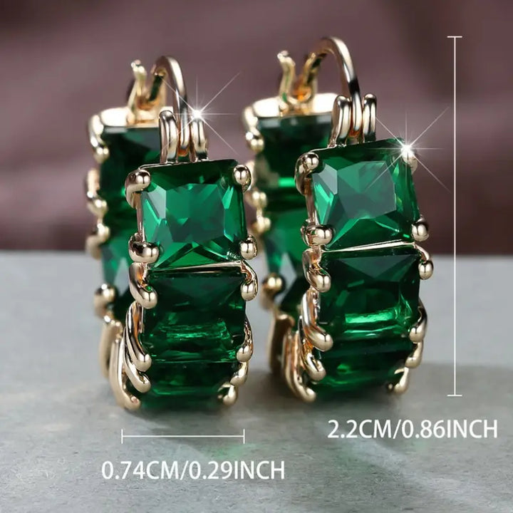 Pendientes Rowena Emeris | Color oro