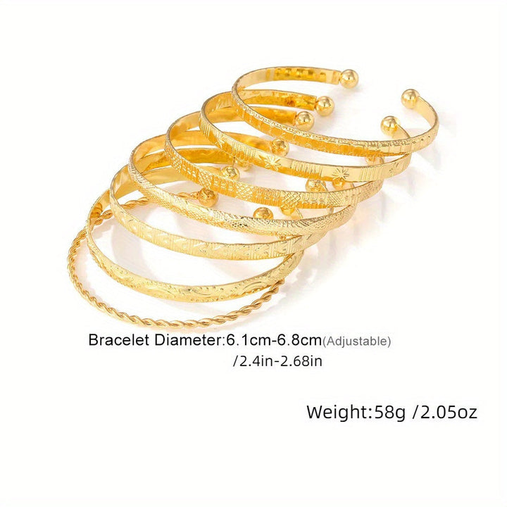 Conjunto de Pulseras Boho Color oro