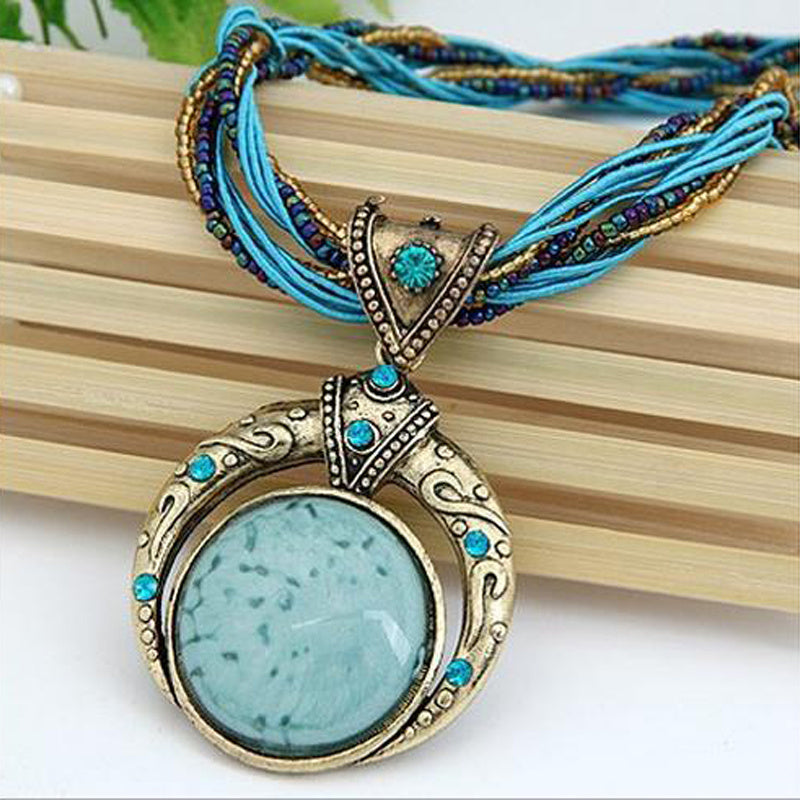 Collar con colgante Boho