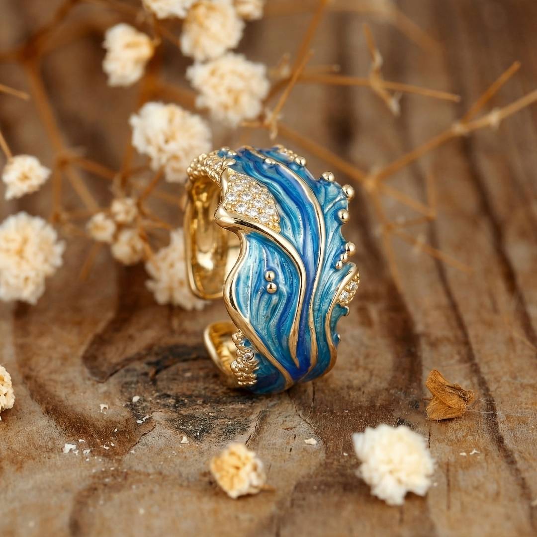 Miralys | Anillo Ondulado Antiguo