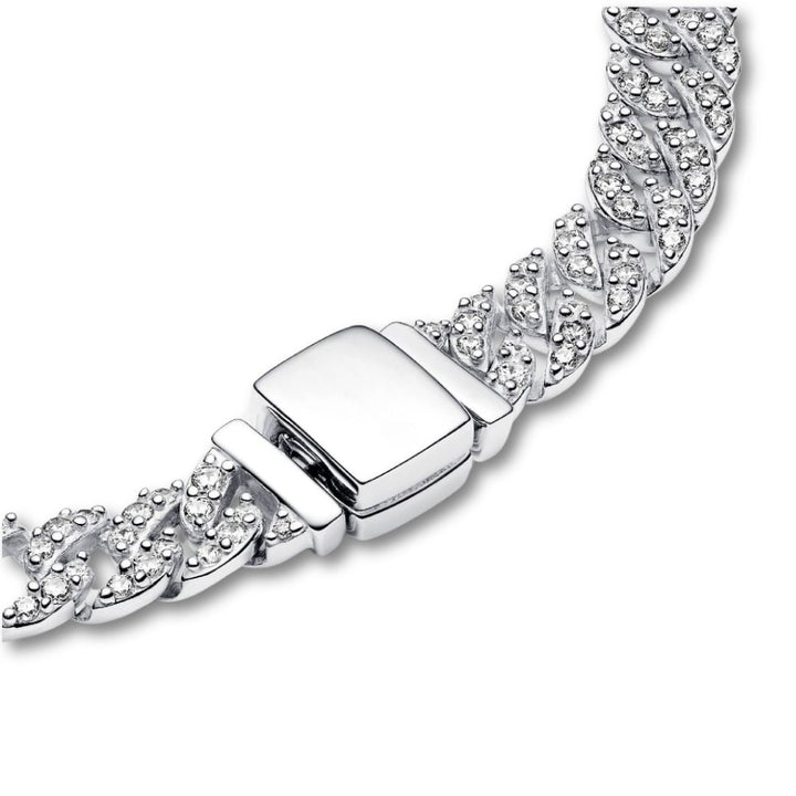 Pulsera Cubana de Moissanita
