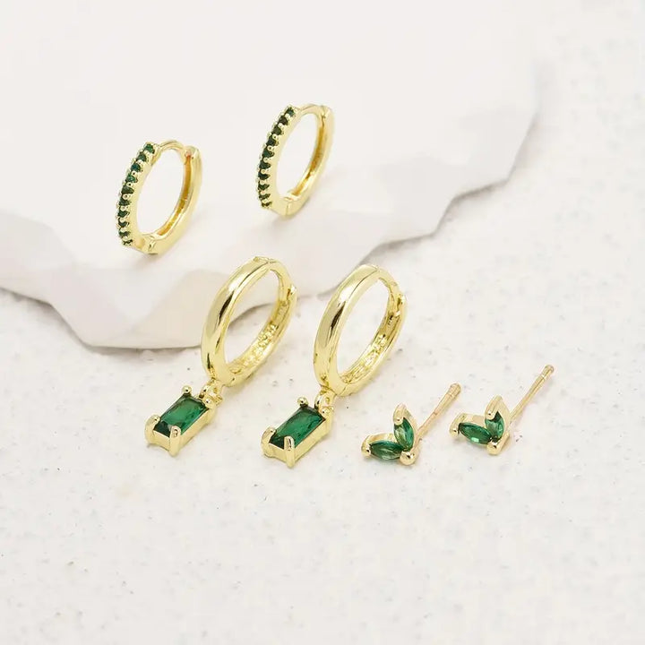 Juego de Pendientes Fiorenza Viridelle | Color oro