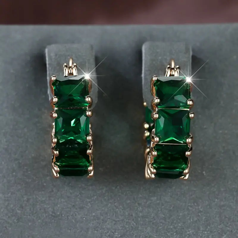 Pendientes Rowena Emeris | Color oro