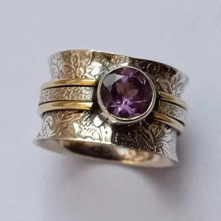 Anillo de Meditación de Cristal Elegante