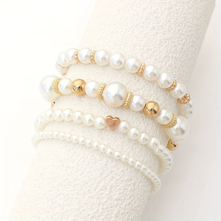 Conjunto de Pulseras de Corazón Elegantes