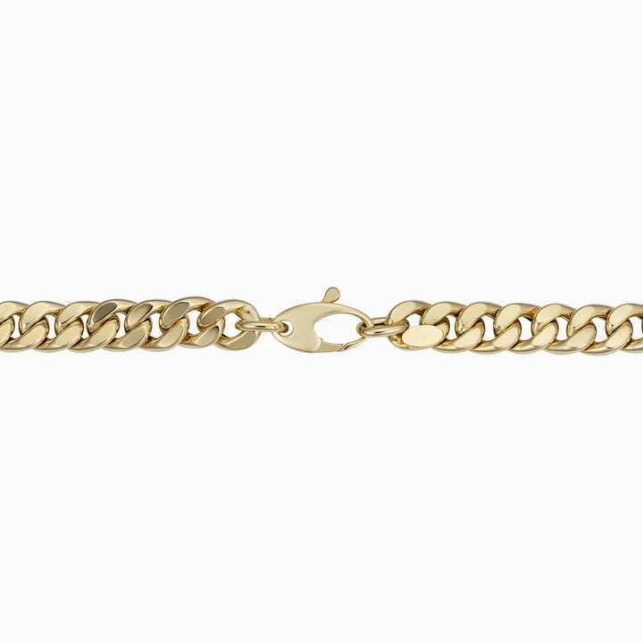 Pulsera Cubana de Color oro Antiguo