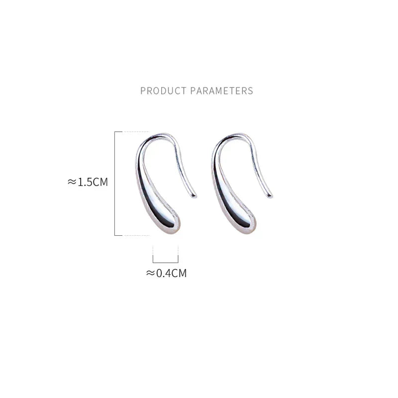 Pendientes de gotas de agua