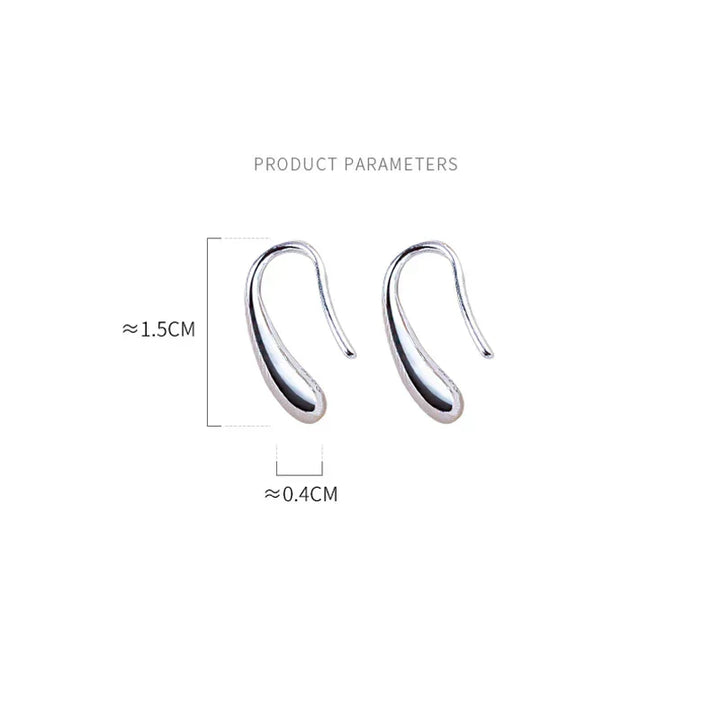 Pendientes de gotas de agua