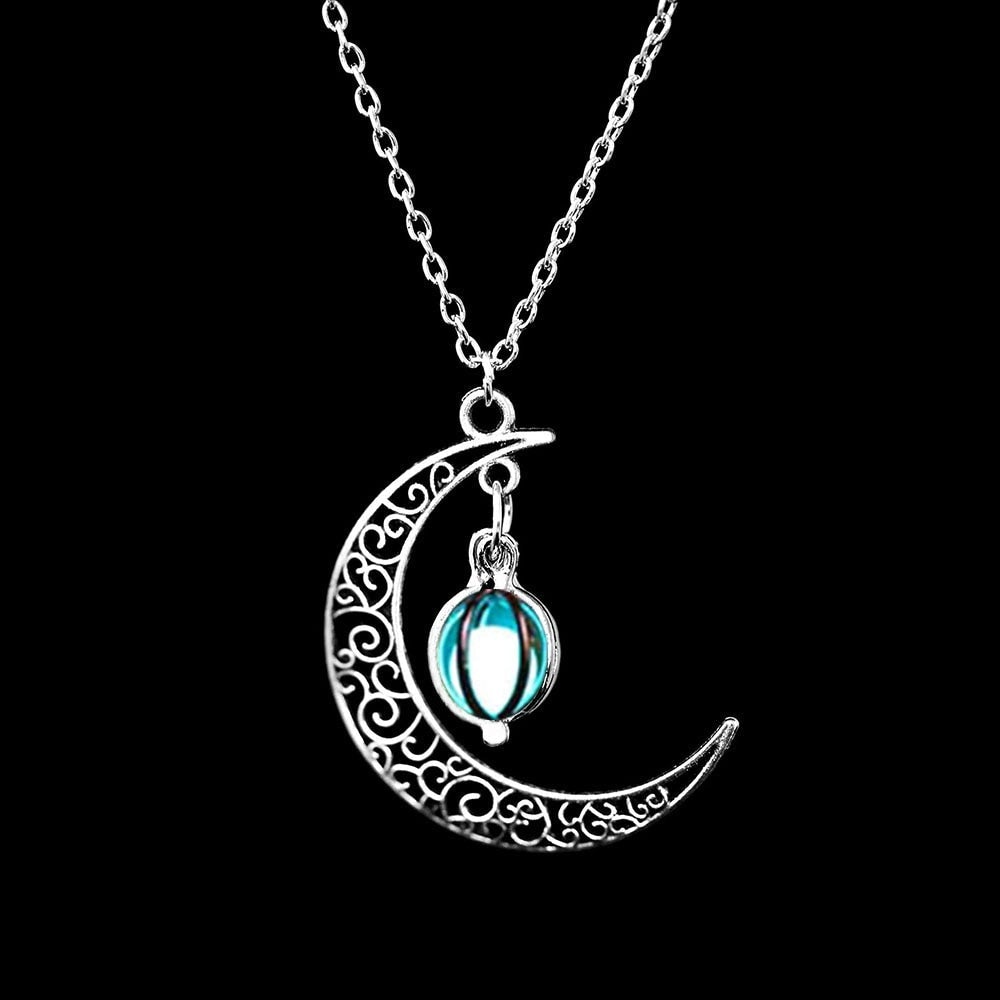 Collar de Luz de Luna Brillante