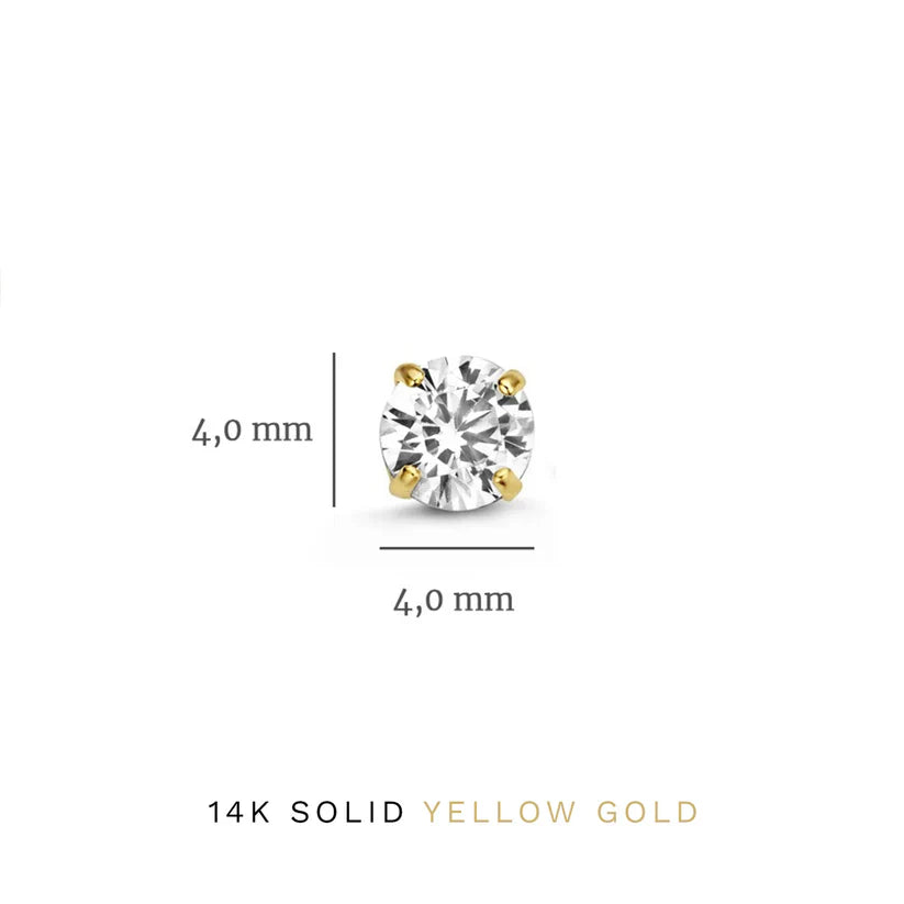 Conjunto de Pendientes de Piedra Color oro Elegante Dara Brillane
