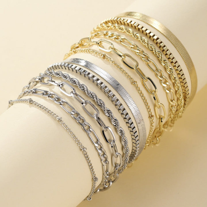 Conjunto de Pulseras de Color oro Ellis Renner
