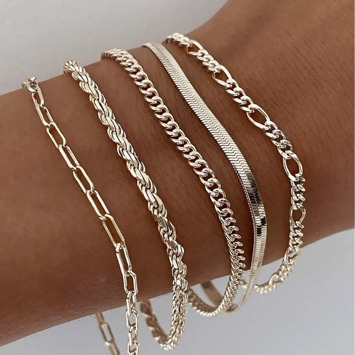 Conjunto de Pulseras de Color oro Ellis Renner