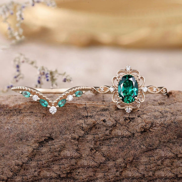 Conjunto de Anillos Aurelle Corona