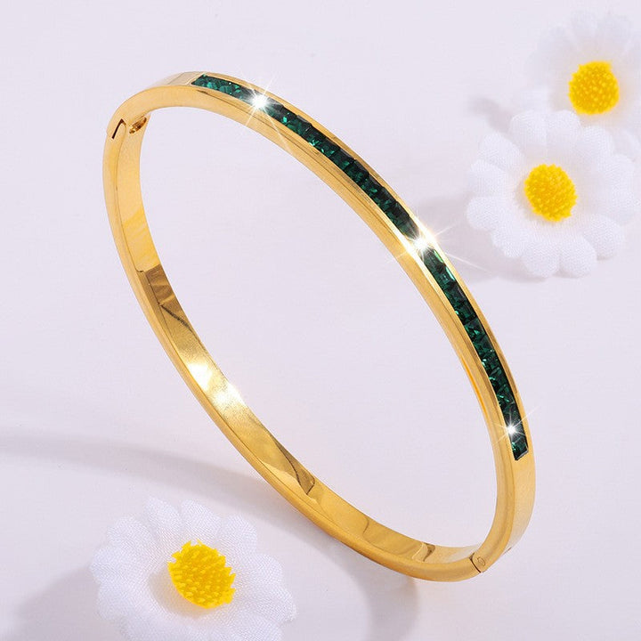 Pulsera Celeste Viride | Color oro