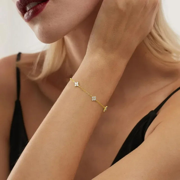 Pulsera de Cristal de Mariposas