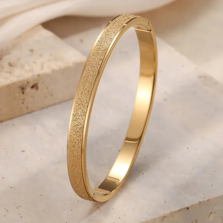 Brazaletes de Color oro Minimalistas Elegantes