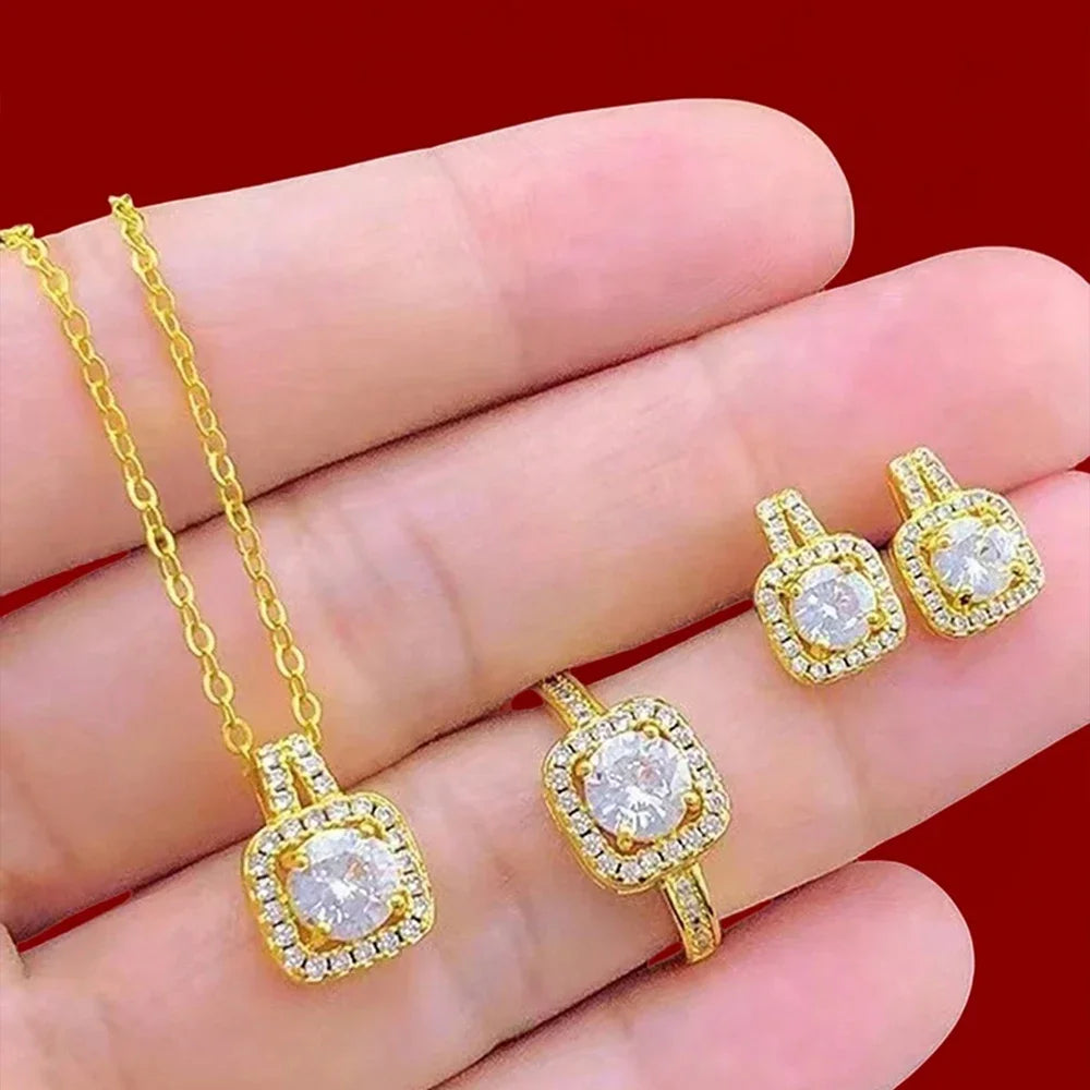 Conjunto de Joyería de Dados Lujosos
