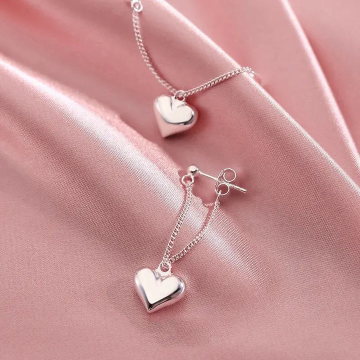 Aros Geométricos Antiguos en Forma de Corazón