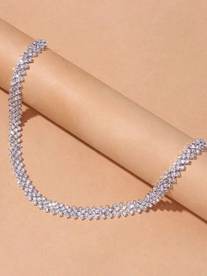 Collar Elegante con Strass
