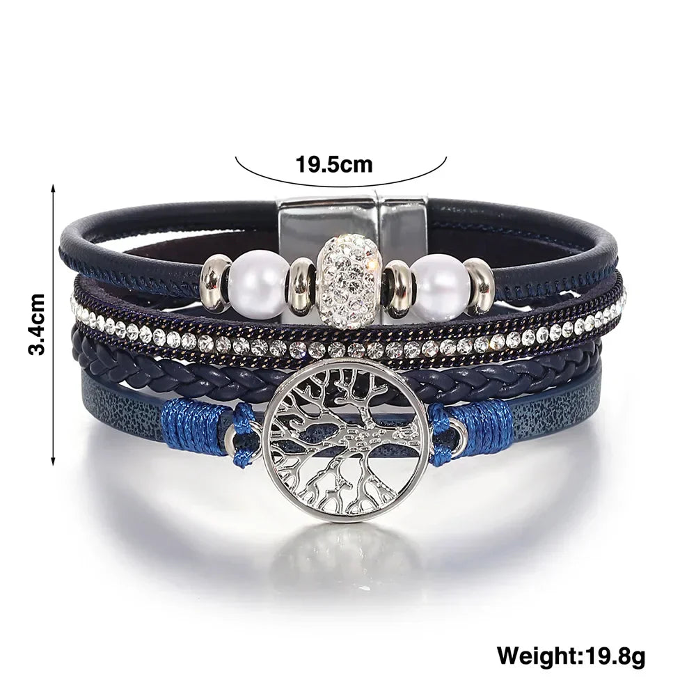 Pulsera de Strass Árbol de la Vida