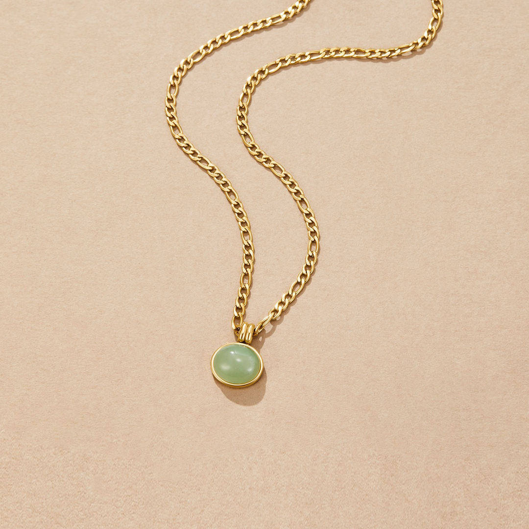 Collar de Jade Elegante para Damas