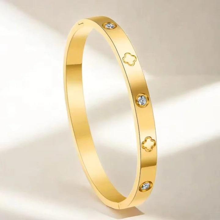 Elegante pulsera de cristal