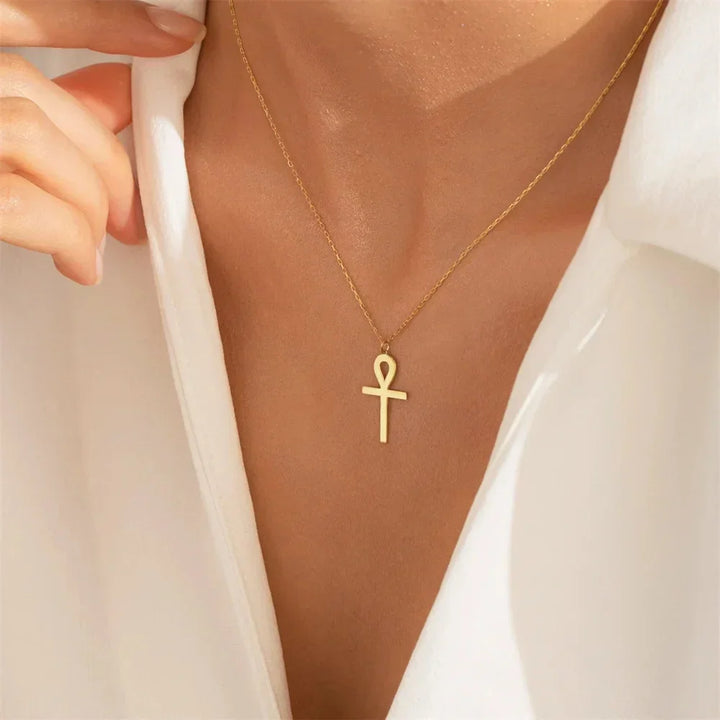 Colgante de Ankh Color oro