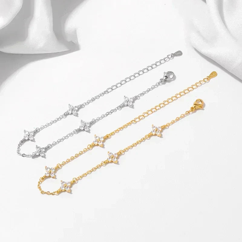 Pulsera de Cristal de Mariposas