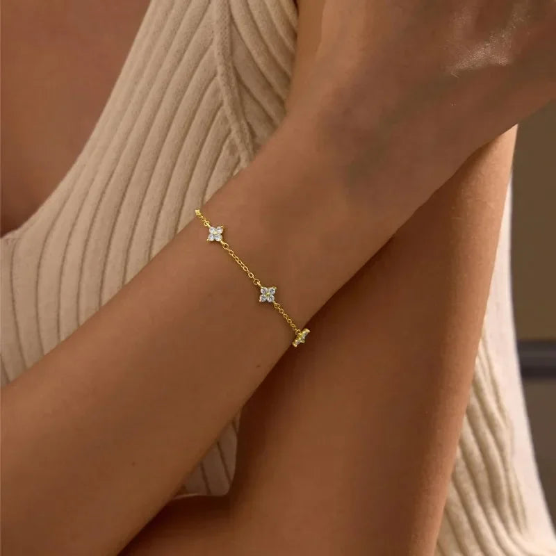 Pulsera de Cristal de Mariposas