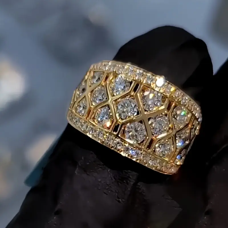 Anillo Brillante de Oro