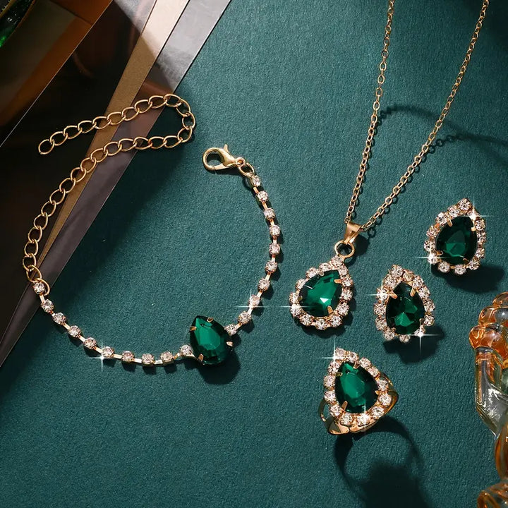 Conjunto de Joyería Elisandre Vermont | Color oro
