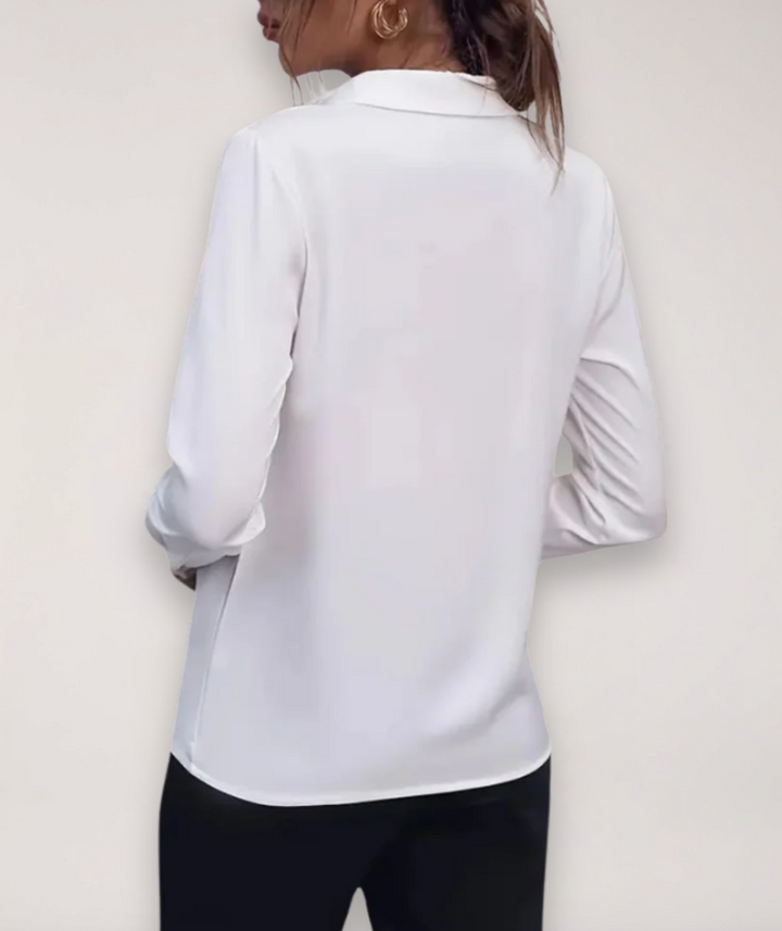 Blusa de Primavera Entallada para Profesionales (2)