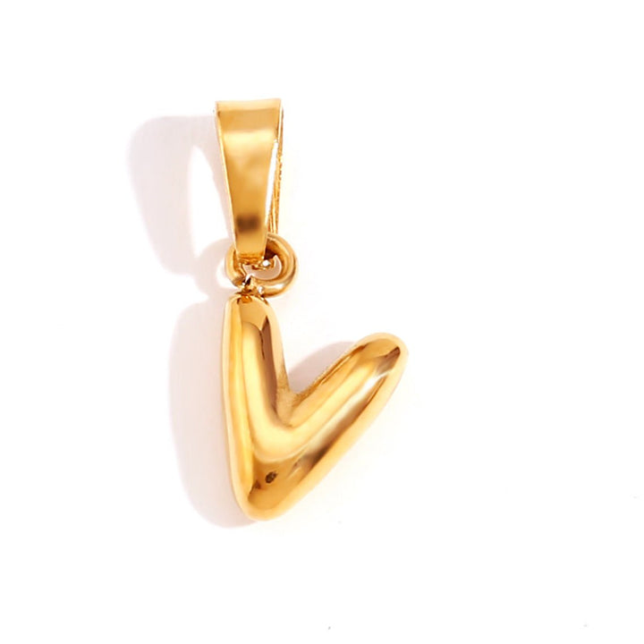 Collar de cuentas con letras elegantes