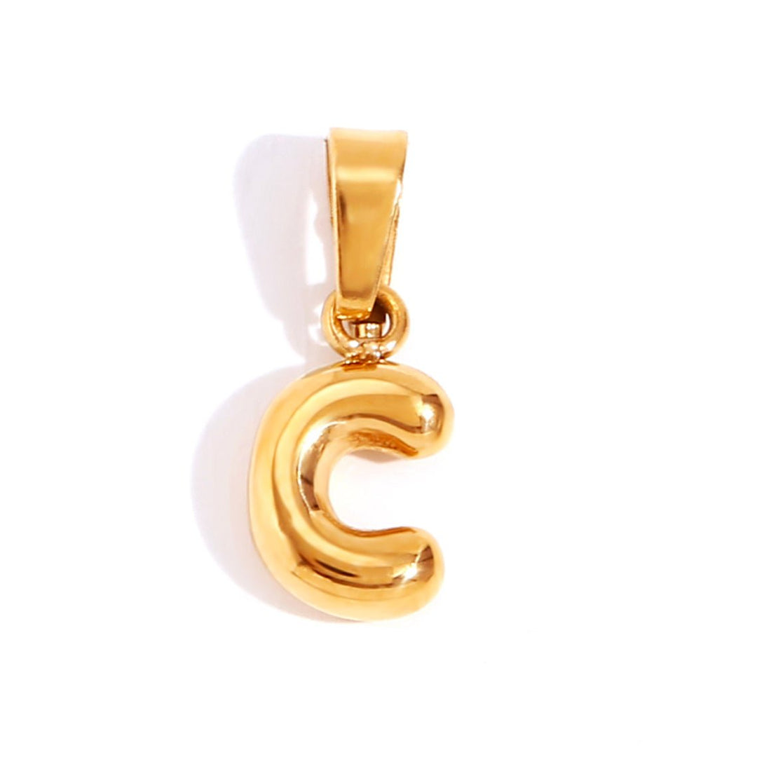 Collar de cuentas con letras elegantes