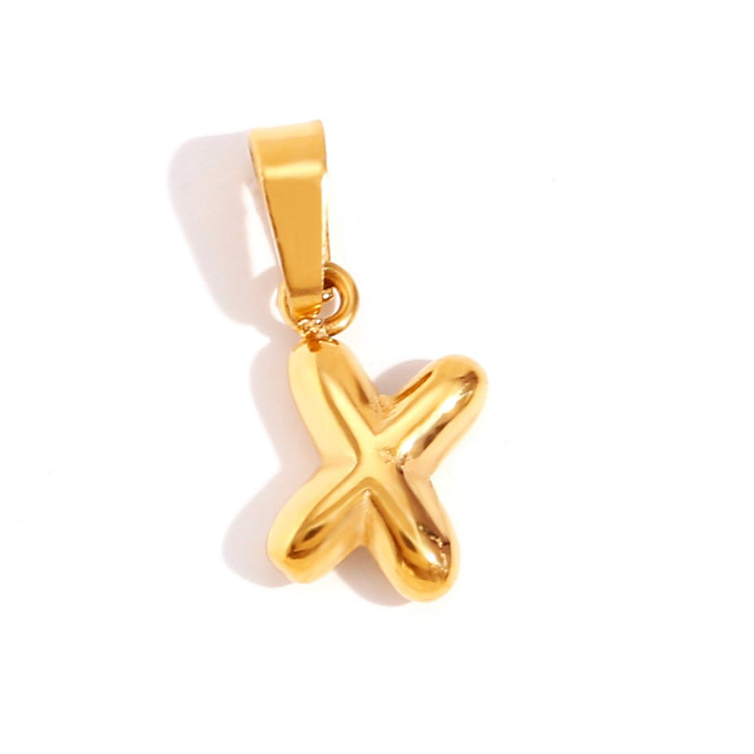 Collar de cuentas con letras elegantes