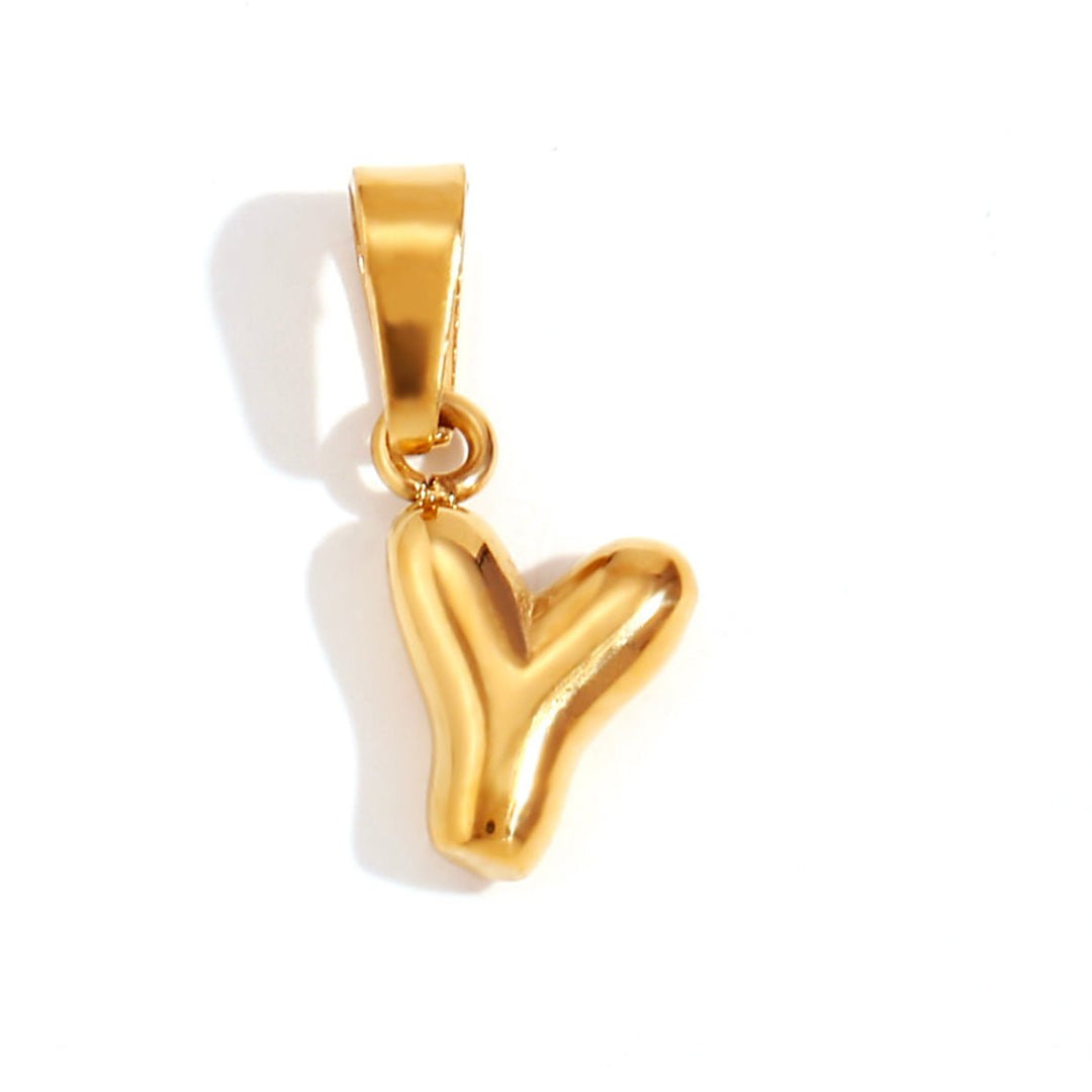 Collar de cuentas con letras elegantes