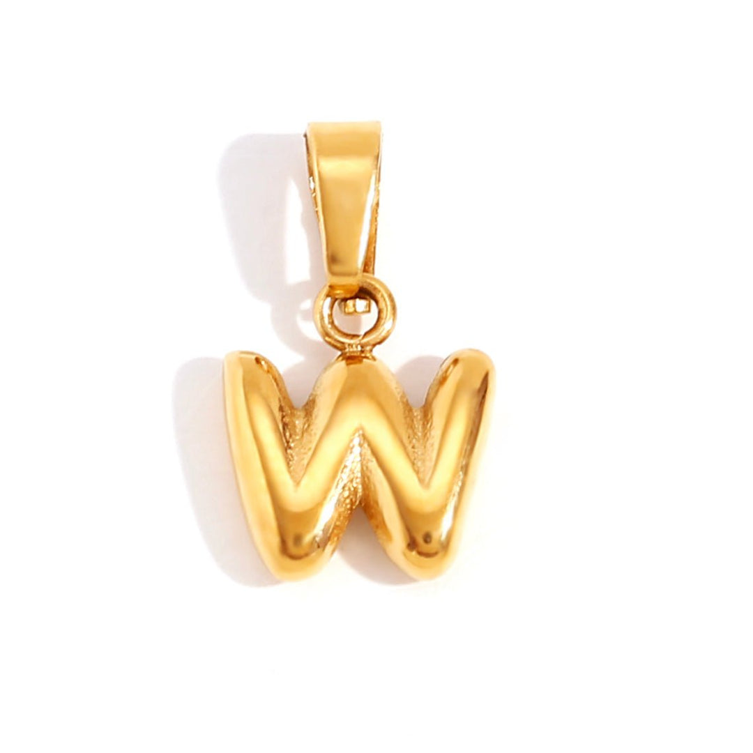 Collar de cuentas con letras elegantes