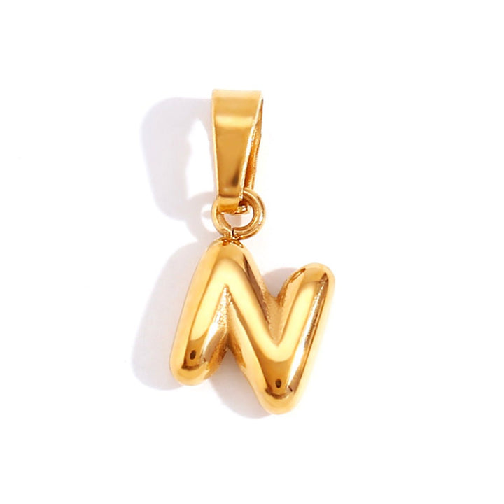 Collar de cuentas con letras elegantes