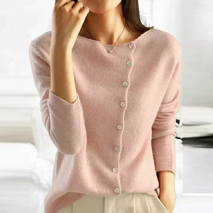 Cardigan Suave y Versátil en Rosa