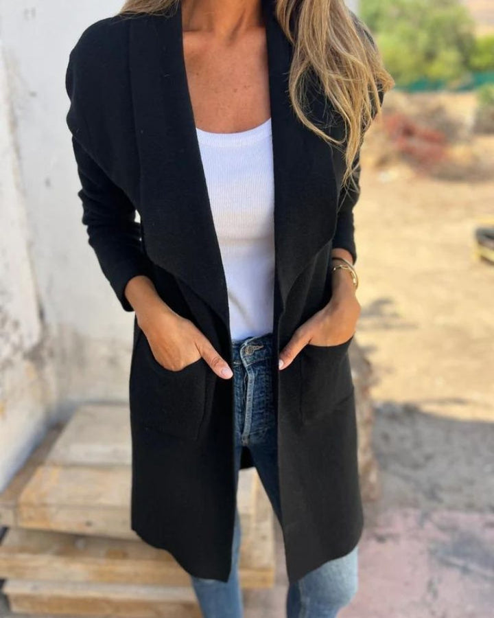 Chaqueta de punto suave elegante (6)