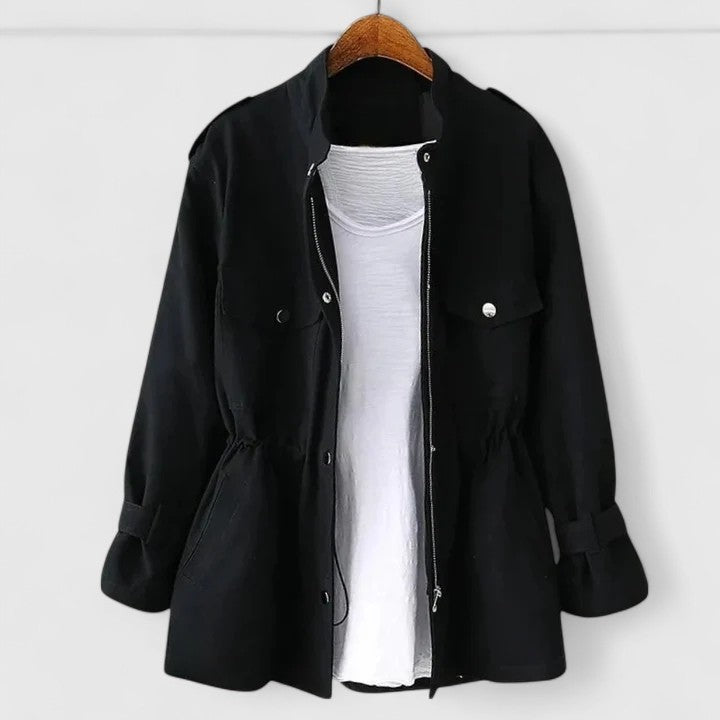 Chaqueta Elegante de Primavera en Negro