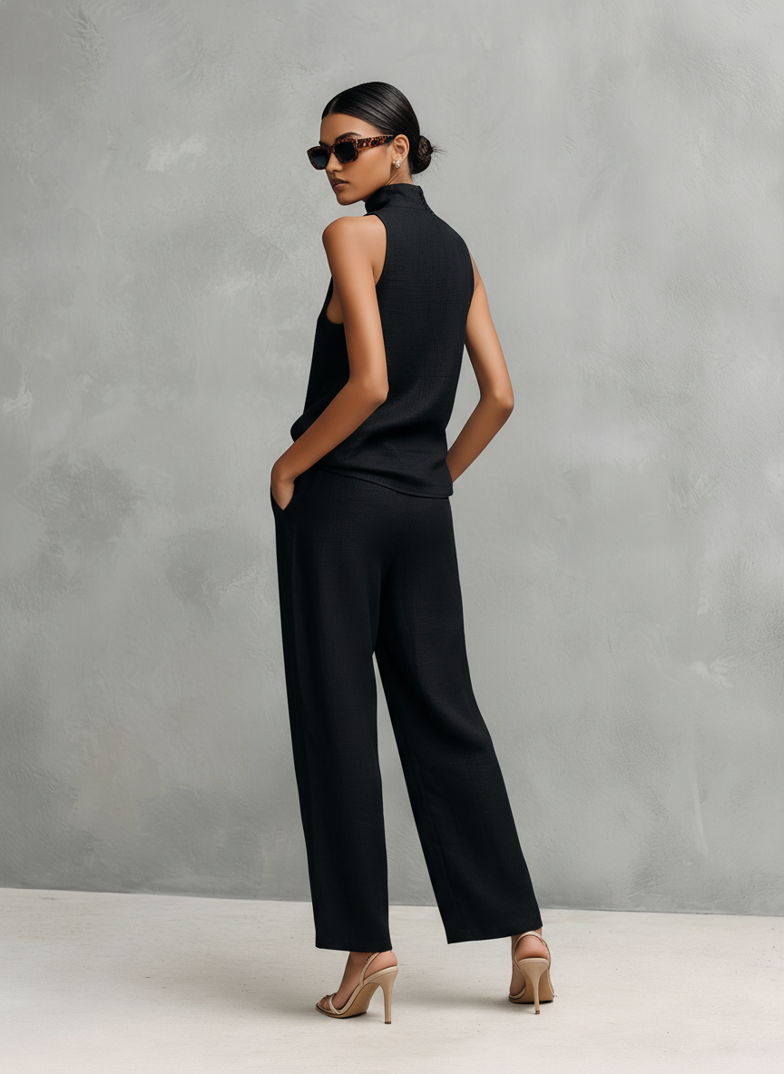 Conjunto Elegante Minimalista de Verano (6)