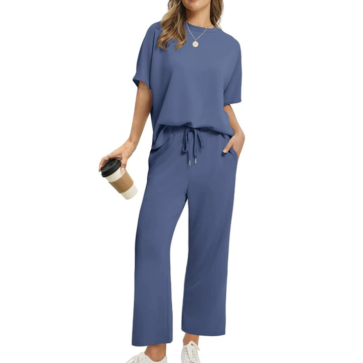 Conjuntos de Mujer Casuales Elegantes para Diario en Azul oscuro