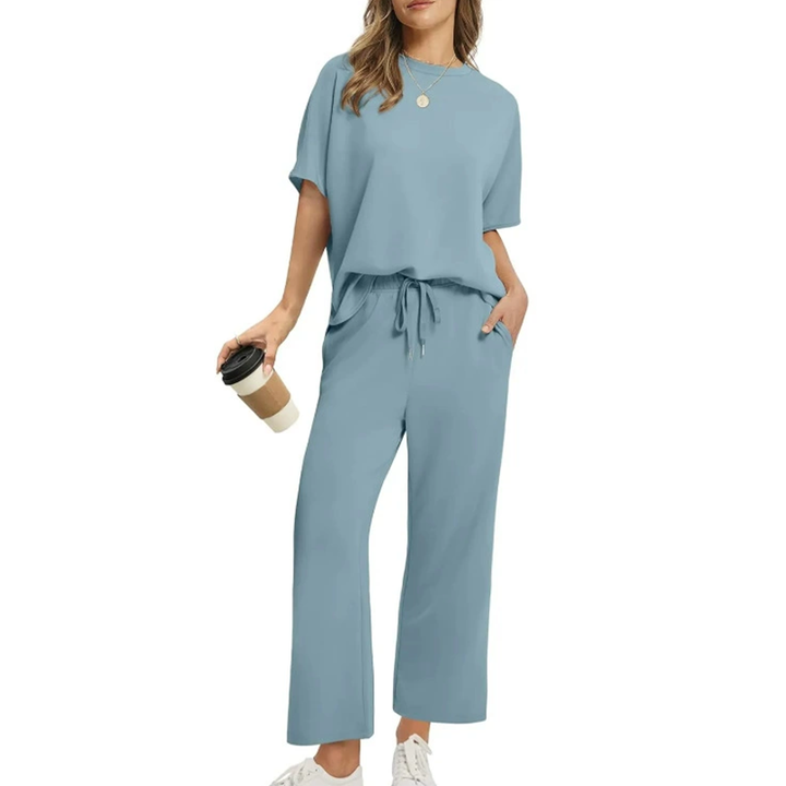 Conjuntos de Mujer Casuales Elegantes para Diario en Azul