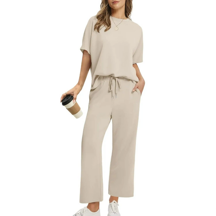 Conjuntos de Mujer Casuales Elegantes para Diario en Beige