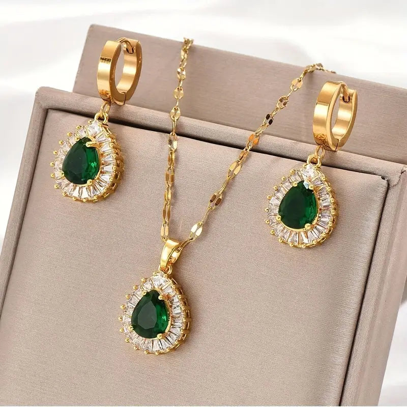 Conjunto de Joyería Rheya Lysandelle | Color oro