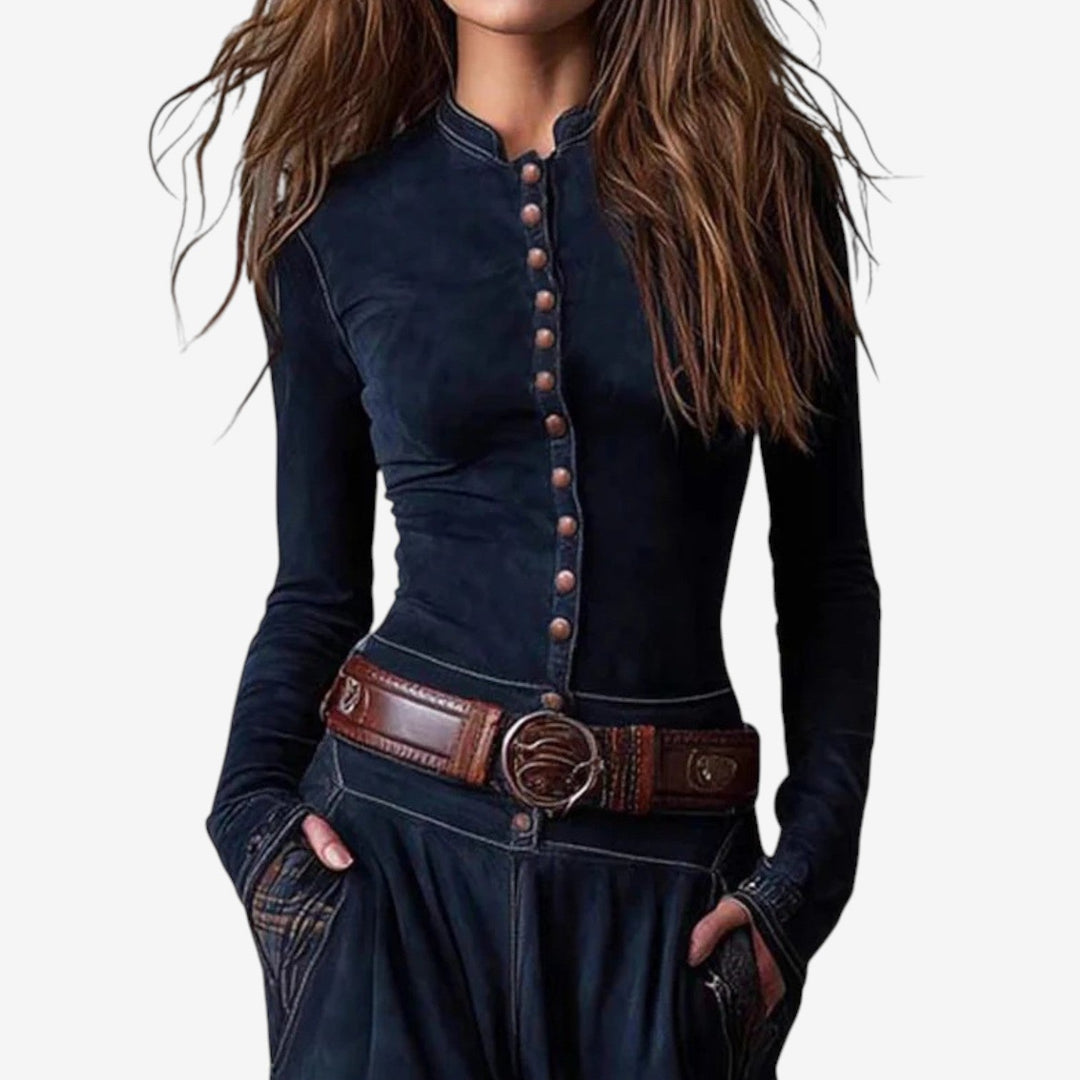 Elegante Versátil Vestido de Otoño (2)