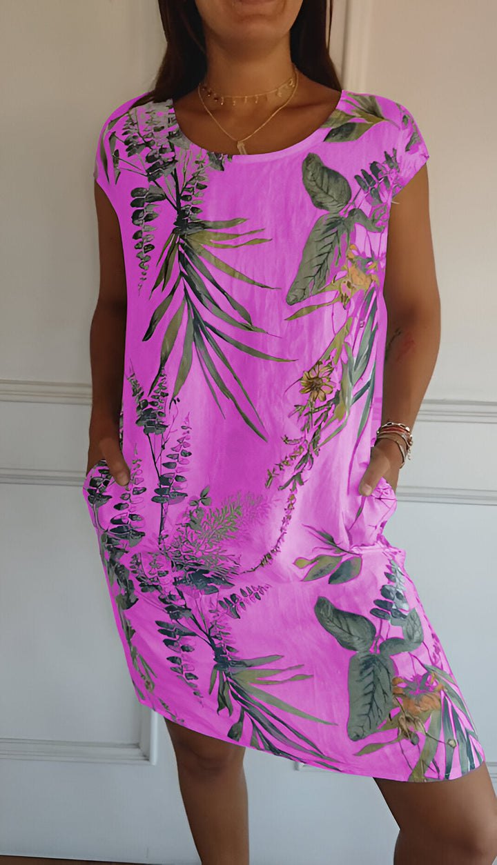Elegante Vestido de Verano Maxi en Morado