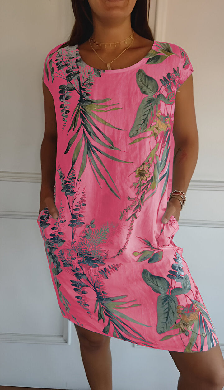 Elegante Vestido de Verano Maxi en Rosa